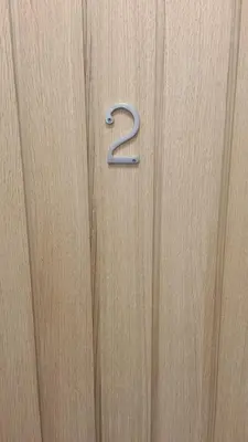 a wooden door with the number two on it at Carvetii - ANNE House Room 2 - Dbl bed First floor en-suite in Carlisle