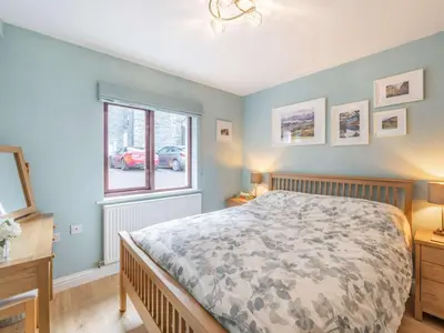 a bedroom with a bed and a window at 1 Bed in Keswick oc-85419 in Keswick