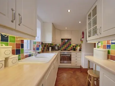 a kitchen with a sink and a counter top at 2 Bed in Workington oc-sz323 in Camerton