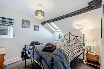 a bedroom with a bed in a room at 3 Bed in Bowness-on-Solway oc-p28797 in Bowness-on-Solway