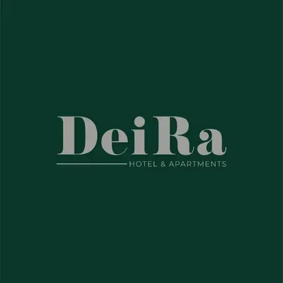 a logo for a hotel and apartments at DeiRa Hotel & Apartments in Prestwick
