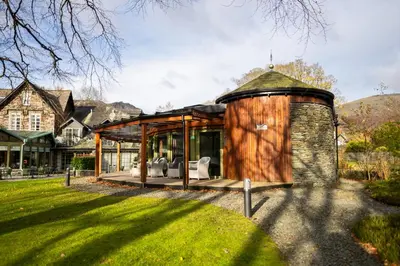 a cylindrical house with a cylindrical at Rothay Garden by Harbour Hotels in Grasmere