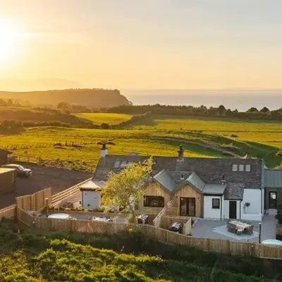 Firth View 1 - Luxury Cottage with Sea View & Hot Tub