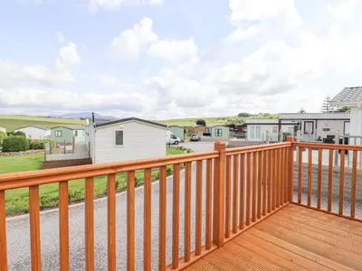a view from the deck of a home at 31 Forest Views in Cockermouth