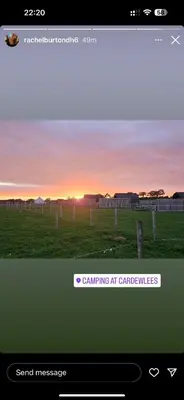 a screenshot of the camping at campfires website at Unit 1 - Dolly Daydream Bell Tent in Carlisle