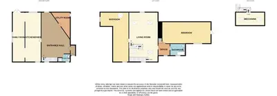 a plan of the floor plan at Lochpatrick Mill in Castle Douglas