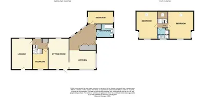 a floor plan of a house at The Miller's House in Castle Douglas