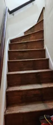 a set of stairs in a building at Blea Tarn Farmhouse B&B in Ambleside