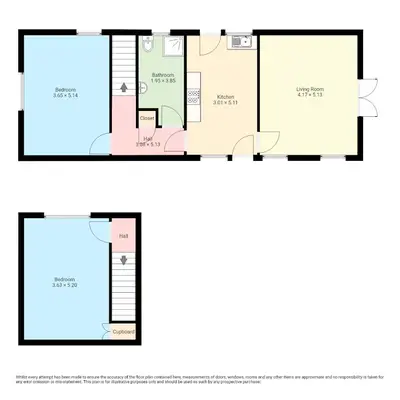 a floor plan of a house at The Stables Cottage, Beattock, Moffat in Beattock