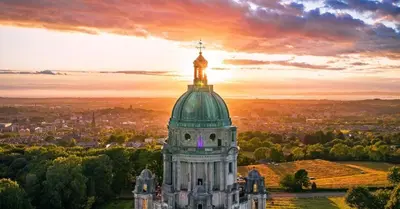 a building with a cross on the top of it at 2 Bedroom & 2Bathrooms in Lancaster in Moffat