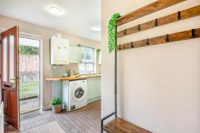 a kitchen with a washer and dryer in a house at 2 Bed in Aspatria oc-p32645 in Aspatria