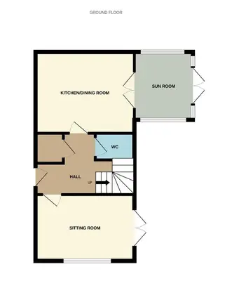 a floor plan of a house at Wee Newton in Twynholm