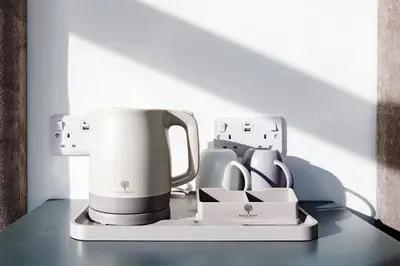 two appliances are sitting on a table at Savoy 5 in Ayr