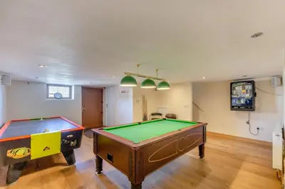 a living room with two pool tables in it at 1 Bed in Isel oc-b32075 in Sunderland