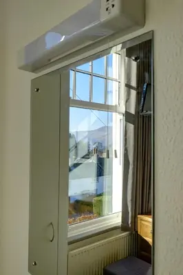 a window in a room with a view at Skiddaw Croft Bed & Breakfast in Keswick