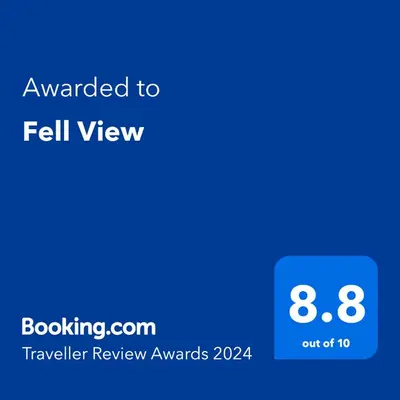a screenshot of a cell phone with the text awarded to fall view at Fell View in Troutbeck