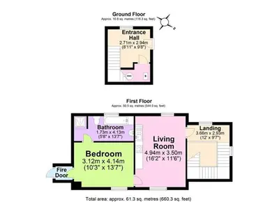 a plan of a floor plan of a house at Sharp Edge in Penrith