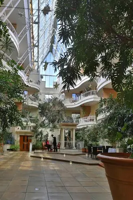 arium of a building with a person walking in it at The Sefton in Douglas