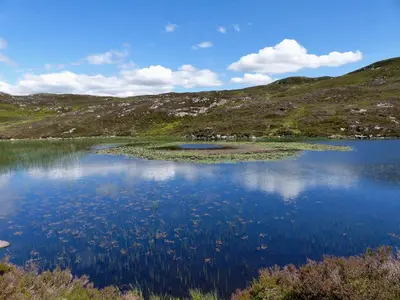 a large lake in the middle of a mountain at Castle Howe in Rosthwaite