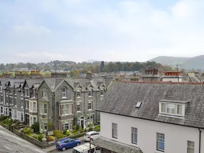 a view of a city with houses and cars at Bianca Rose in Keswick