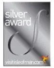 a sign that says silver award with a wire at The Devonian in Douglas