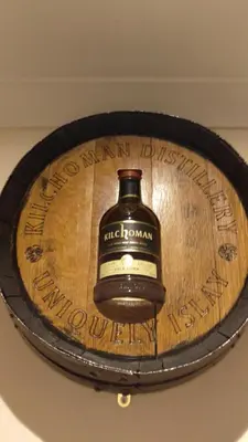 a bottle of nikolnir on a wooden box at The Anchorage in Troon