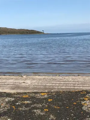 a view of a large body of water at Cornmill House, With Outstanding Sea Views In Garlieston in Garlieston