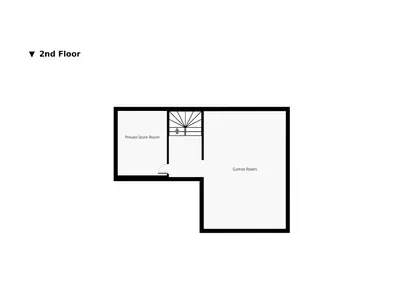 a diagram of a floor plan of a house at High Street in Kirkcudbright