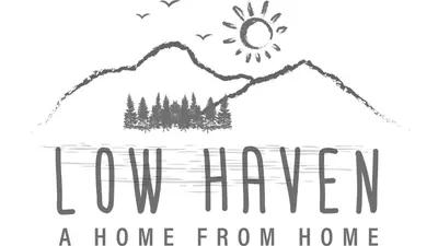a logo for a home from home at Low Haven in Keswick