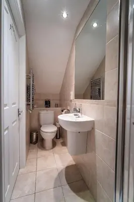 a bathroom with a sink and a toilet at Appletree in Portinscale