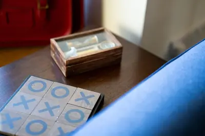 a wooden box sitting on top of a table at Grasmere Cottage with Stunnng Views by LetMeStay in Ambleside
