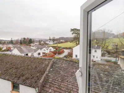a view from the window of a house at Holme Rigg in Keswick