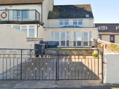 a gate in front of a house at Ailsa Craig View in Stranraer