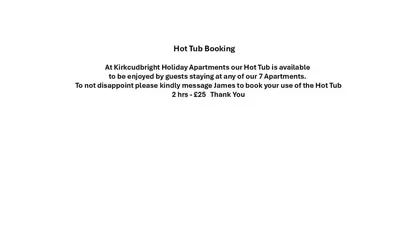 a page of a document with the words not title boring at Kirkcudbright Holiday Apartments - Apartment C in Kirkcudbright