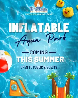 a poster for an extra park coming this summer at Just Resort No29 in Balminnoch